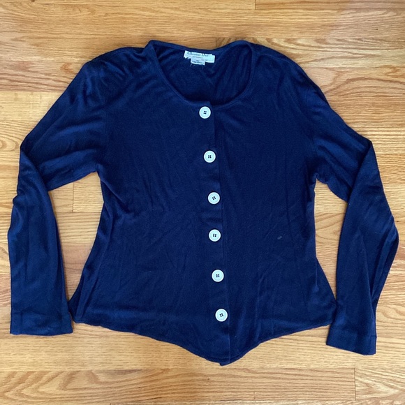 Christian Dior Separates Button Down Cardigan w Flair - Picture 3 of 11